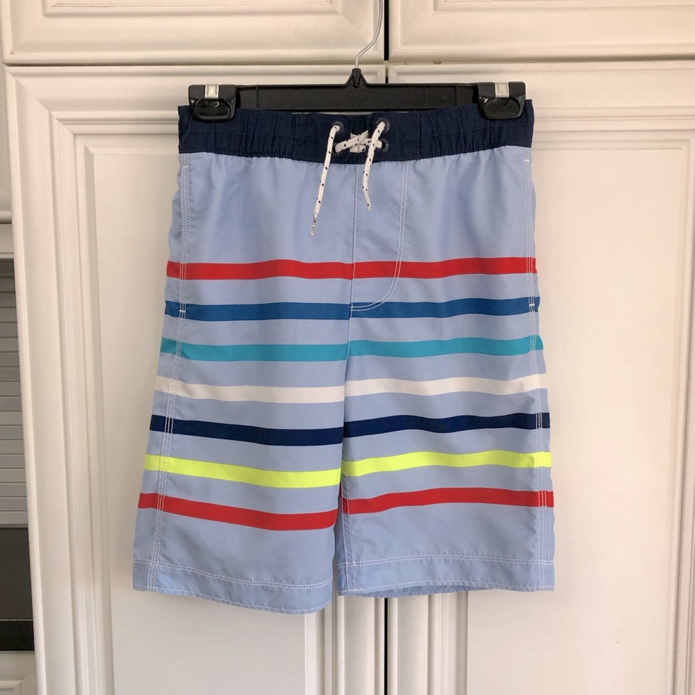 GAP stripe boys swim trunks